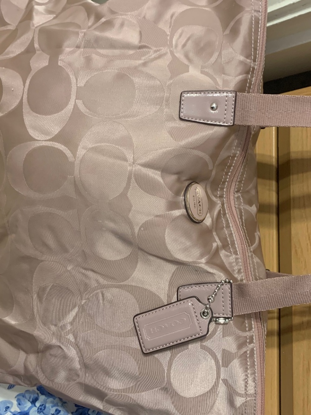 Coach Signature Nylon Packable Tote Bag